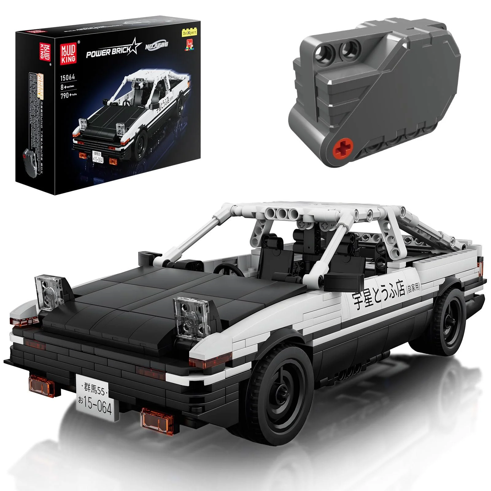 Конструктор Автомобиль Mould King Technik AE86 Speed Champion Спортивный автомобиль 790 деталей, фото №1 Конструктор Автомобиль Mould King Technik AE86 Speed Champion Спортивный автомобиль 790 деталей, фото №1