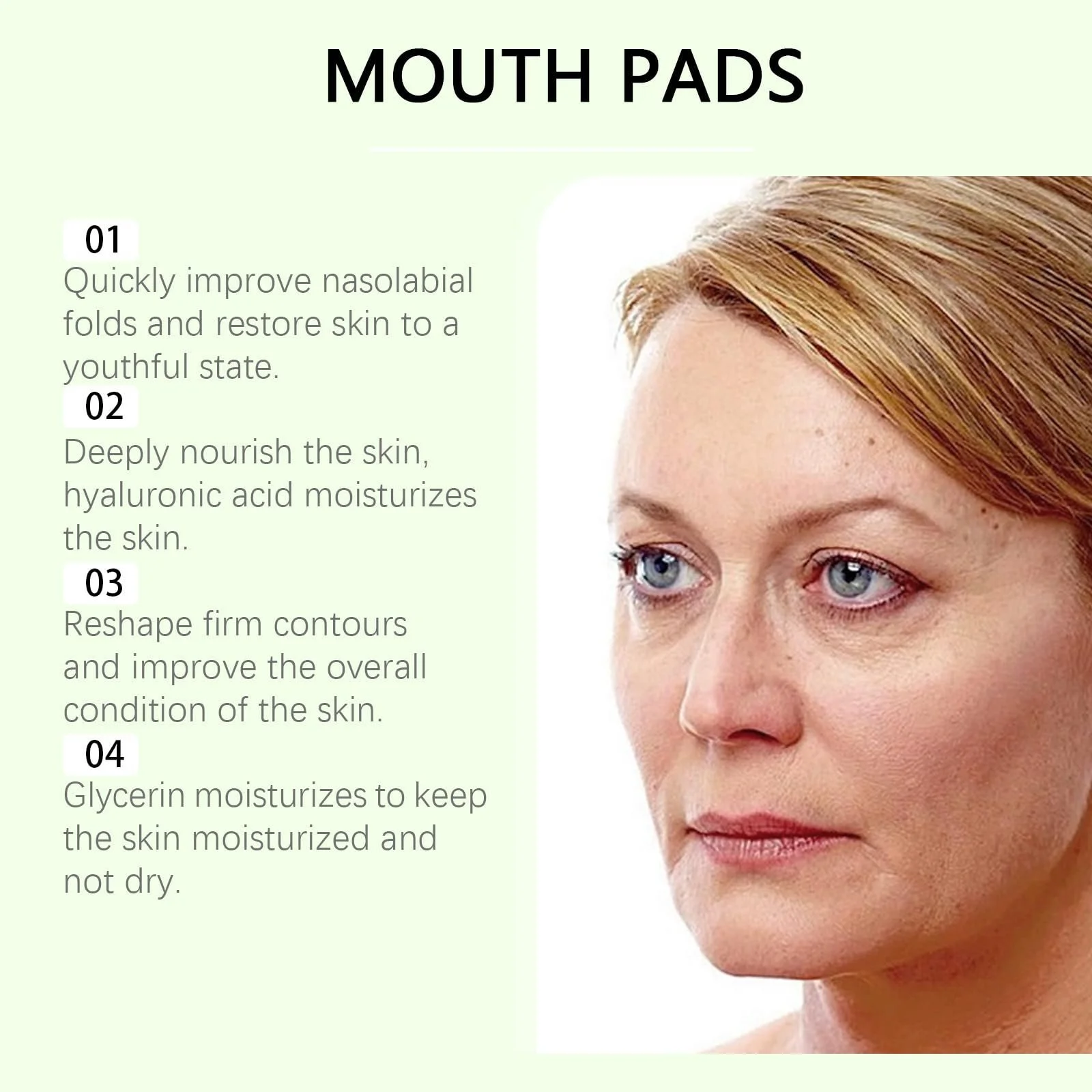 Силиконовые патчи для лица против старения, фото №4