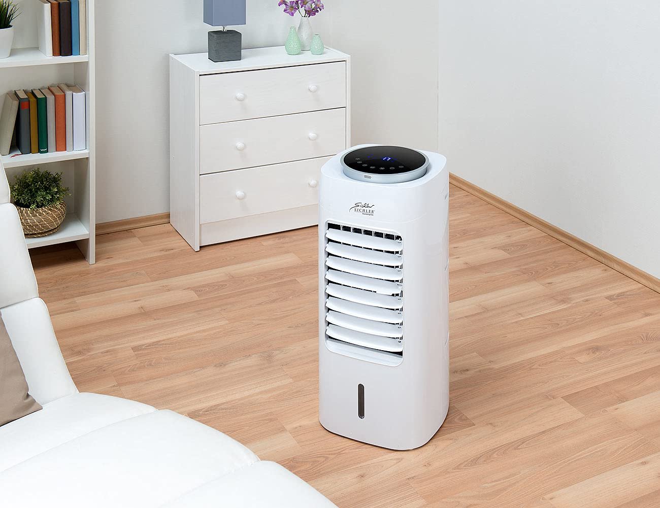 Охолоджувач повітря 3-в-1 Sichler Haushaltsgeräte LW-470 Зволожувач Іонізатор 6 л 65 Вт 400 мл/год, фото №7