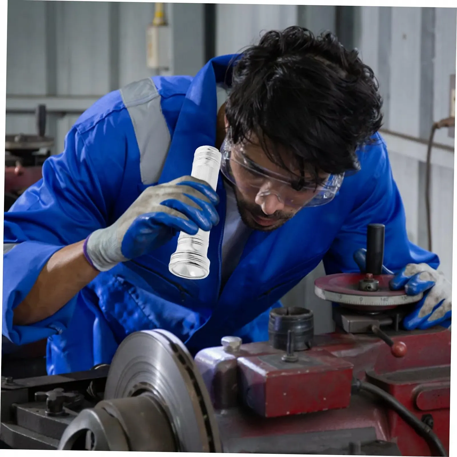 Ретро Металевий Ліхтар Ручний на батарейках, фото №6