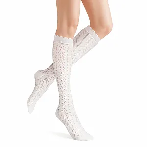 Женские костюмные чулки (Белый) - Фото 1