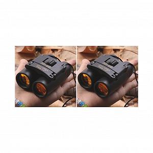Набор Telescopic Plastic 30 x 60 cm Optical Binoculars Spotting Scopes Transparent Vision Telescopes Camping Accessories Focus Binoculars Red Film Black - Фото 1