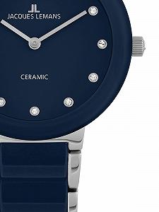 Женские часы Jacques Lemans Monaco Керамика Zirconia 34 мм 10 ATM Ремешок из нержавеющей стали 42-7ZB synthetic.ua - Фото 1