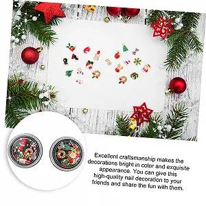 Прикраса для нігтів Різдвяний Стрази для манікюру для святкового дизайну synthetic.ua - Фото 1