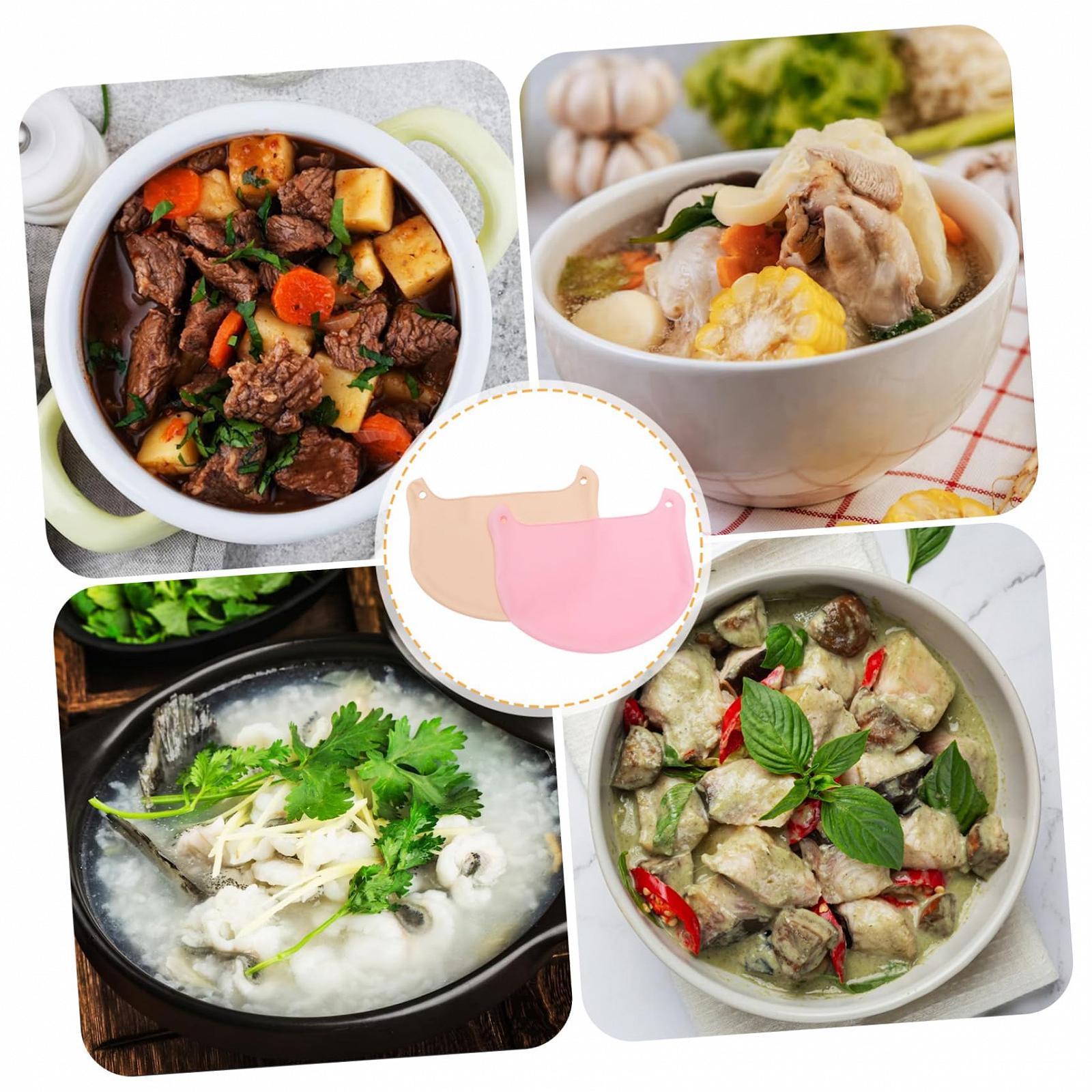 Силіконова миска MUCKLILY 2 шт Повільної варильної машини пакет розділювач для котячого корму силіконова вставка гнучка вставка для повільного горщика мультифункціональна стояка вставка кремній гель побутовий горщик із силікону, фото №5 Силіконова миска MUCKLILY 2 шт Повільної варильної машини пакет розділювач для котячого корму силіконова вставка гнучка вставка для повільного горщика мультифункціональна стояка вставка кремній гель побутовий горщик із силікону, фото №5