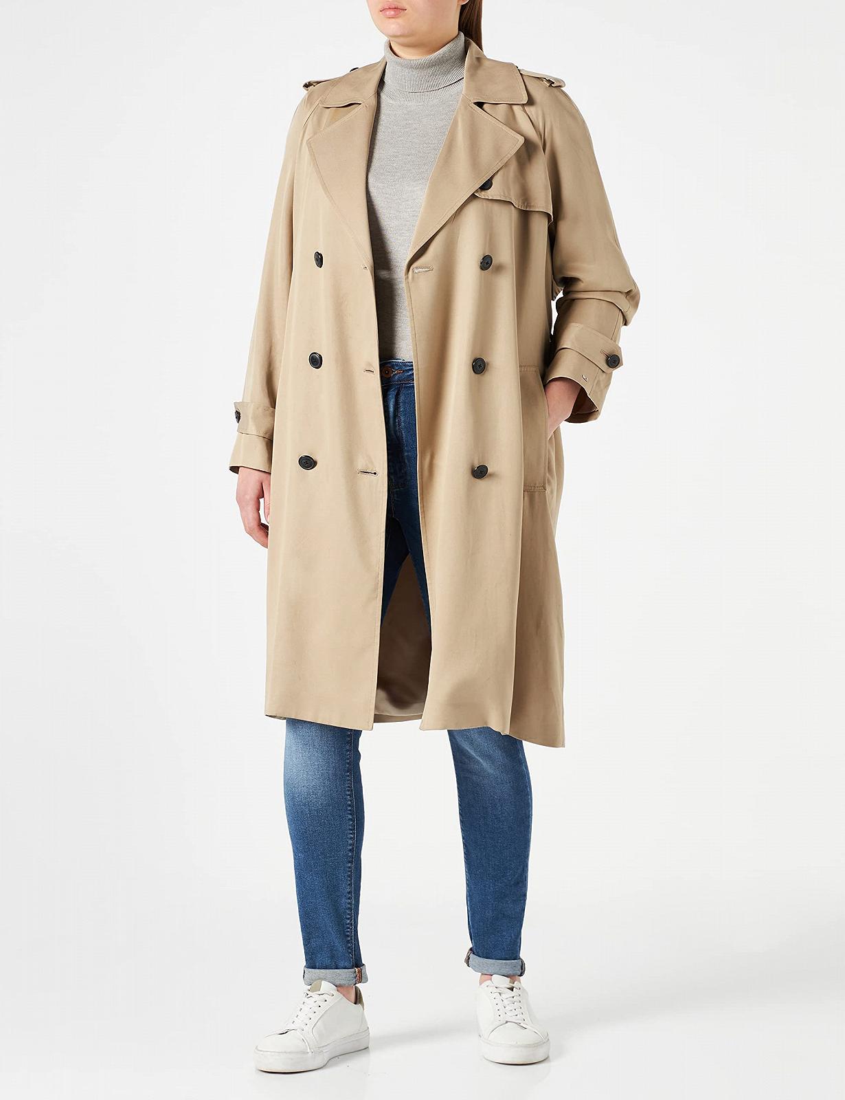 Тренч Tommy Hilfiger Tencel Db Женский, фото №2