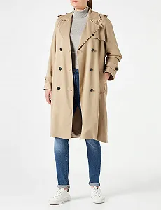 Тренч Tommy Hilfiger Tencel Db Жіночий synthetic.ua - Фото 1