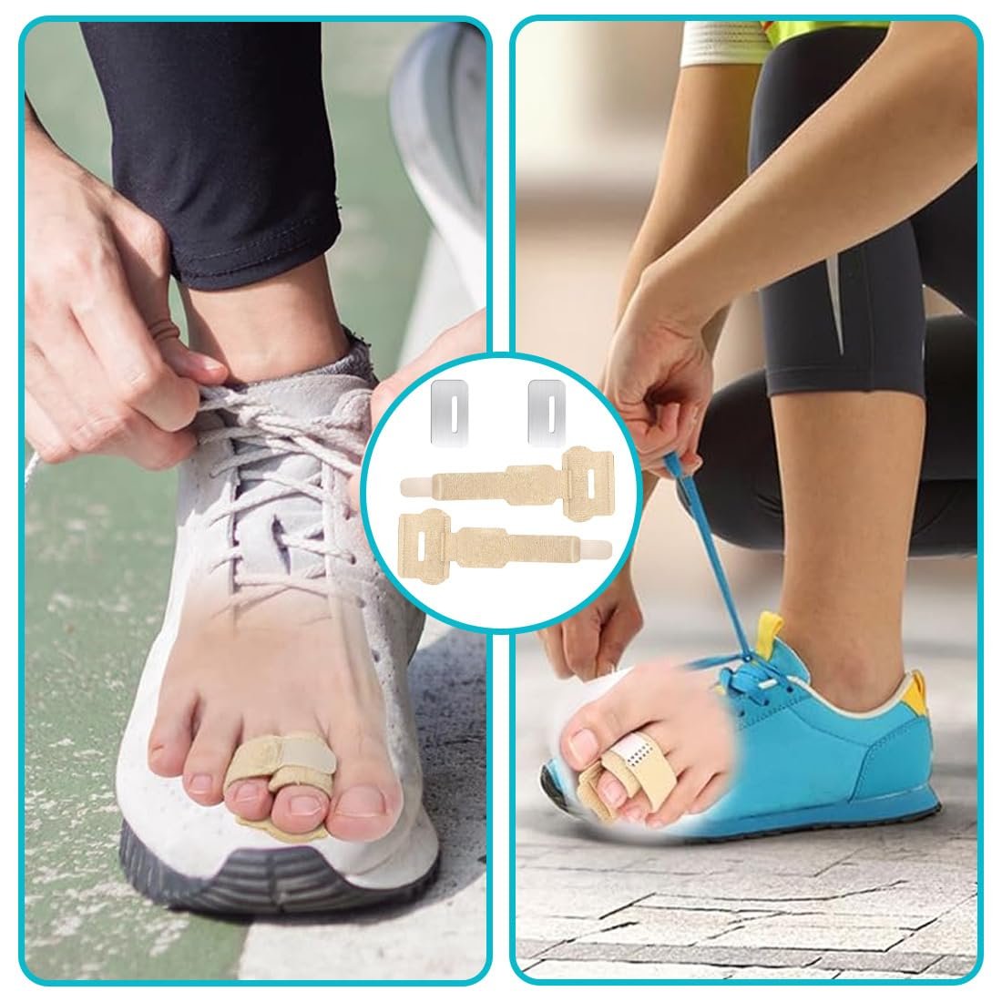 Випрямляч для молоткоподібних пальців TISCH, 2 шт., з металевою пластиною, фото №5