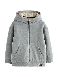 Кофта з капюшоном Next Teddy Fleece для хлопчиків на блискавці - Фото 1