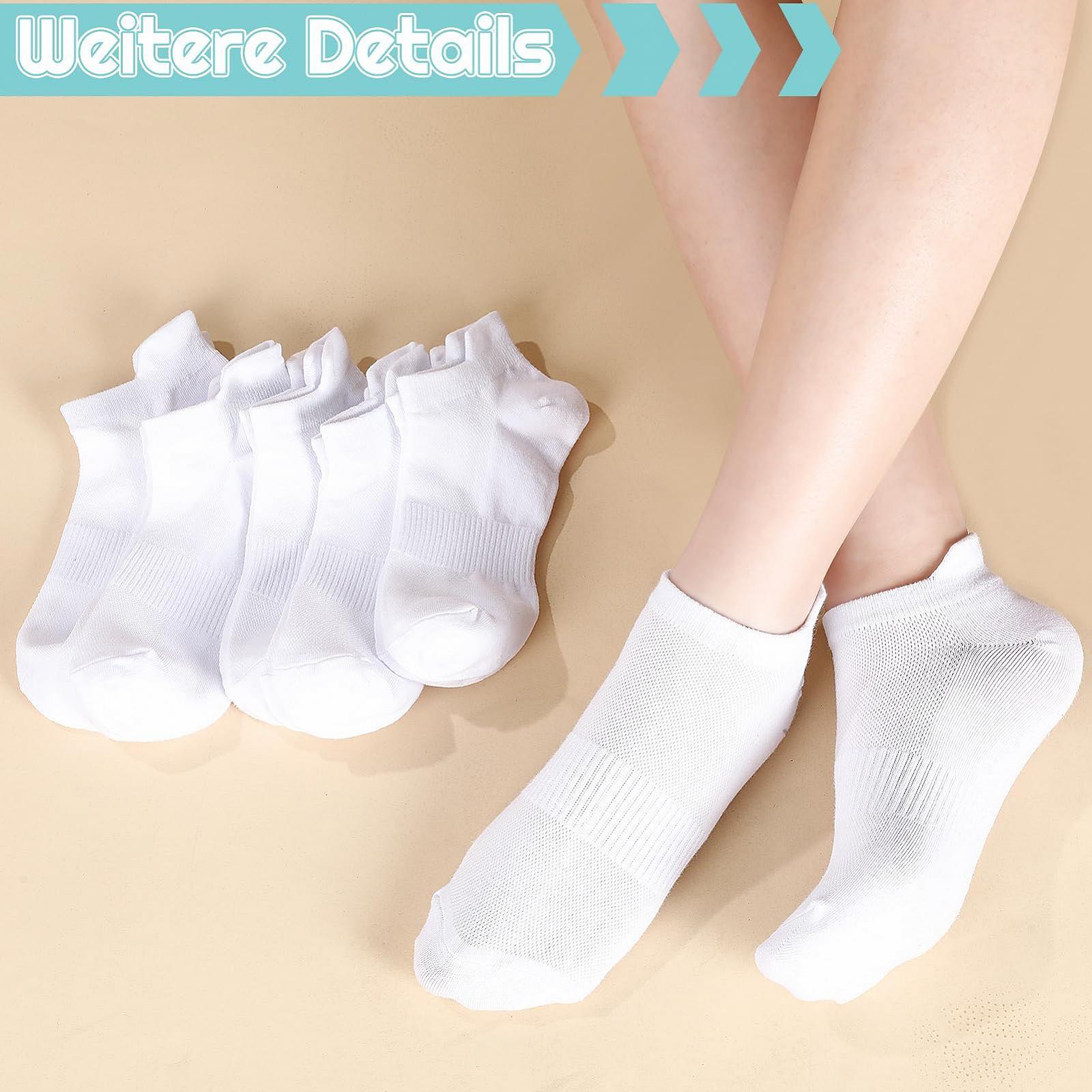 Носки спортивные Женские Белые 6 пар, размер 36-40, фото №6