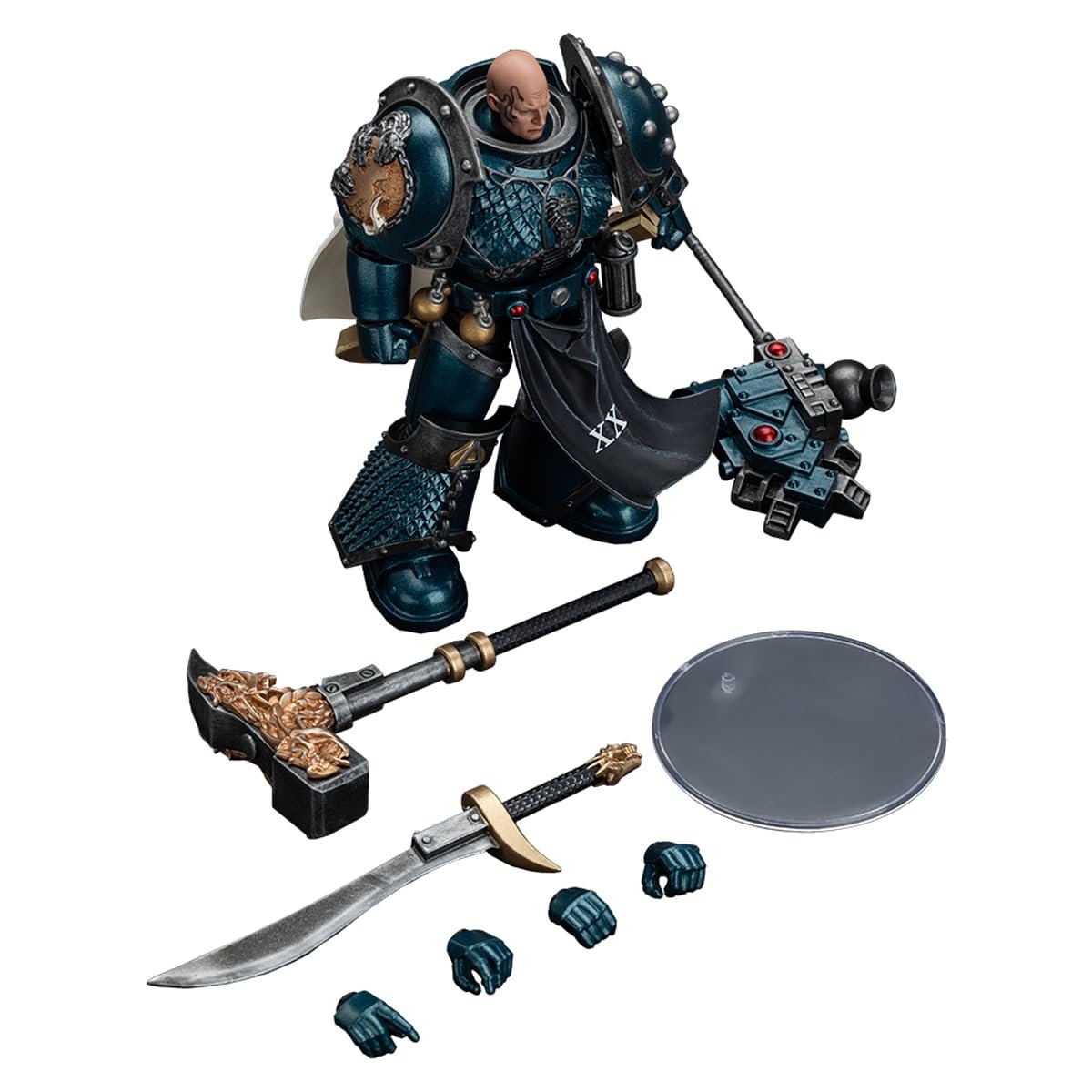 Фигурка JOYTOY Warhammer 40,000 The Horus Heresy 1/18 Alpha Legion Harrowmaster Armillus Dynat, фото №5
