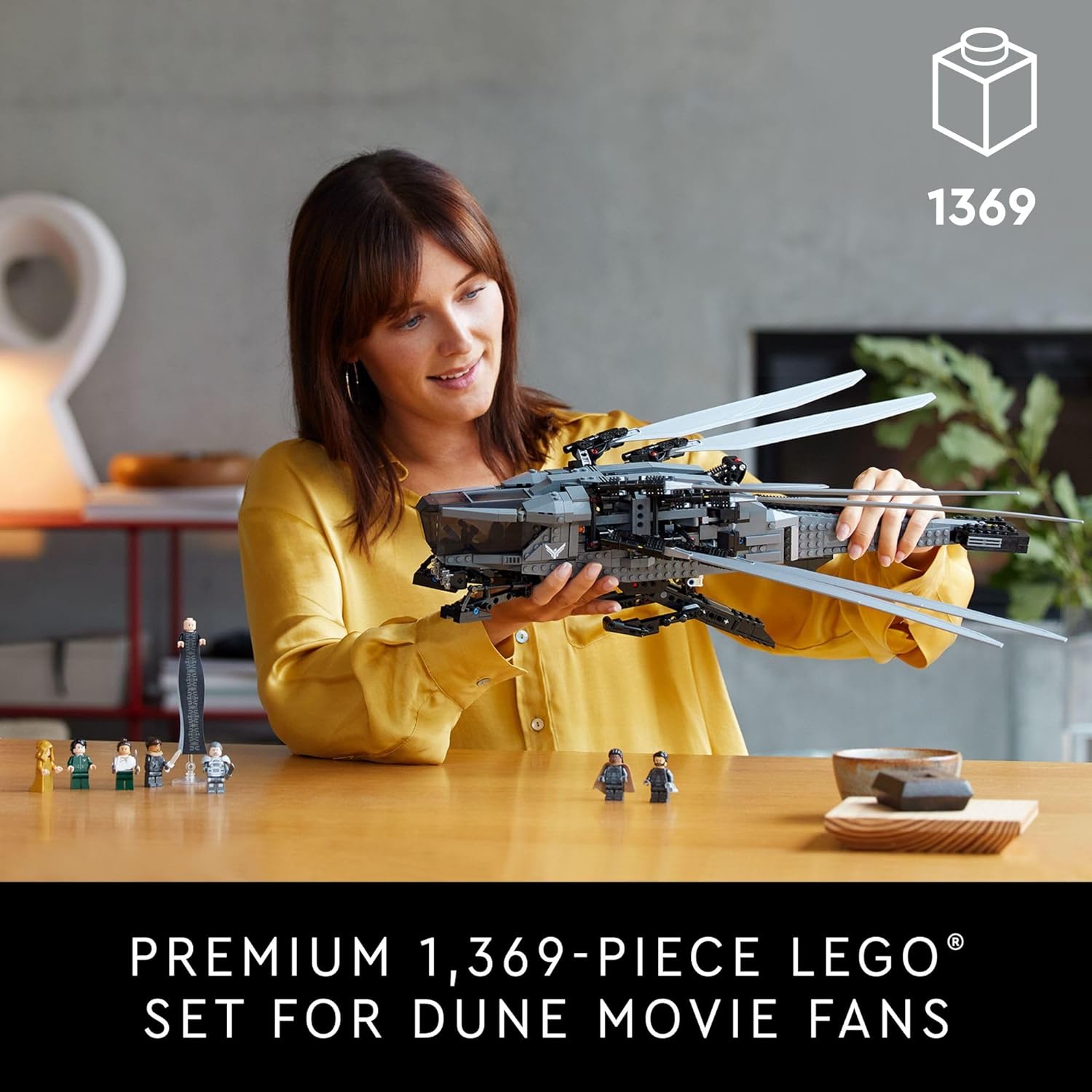 Детский конструктор LEGO Icons Dune Atreides Royal Ornithopter Королевский орнитоптер Атрейдесов (10327), фото №3