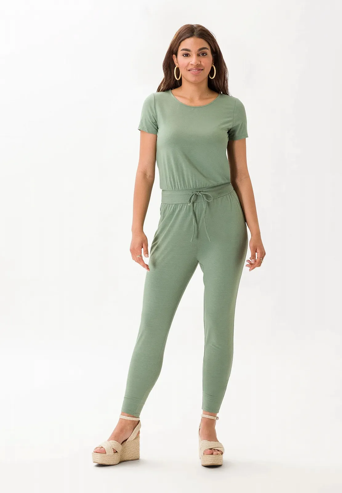 Женский комбинезон Les Lunes The Lana Jumpsuit Slate Khaki - XL, фото №1