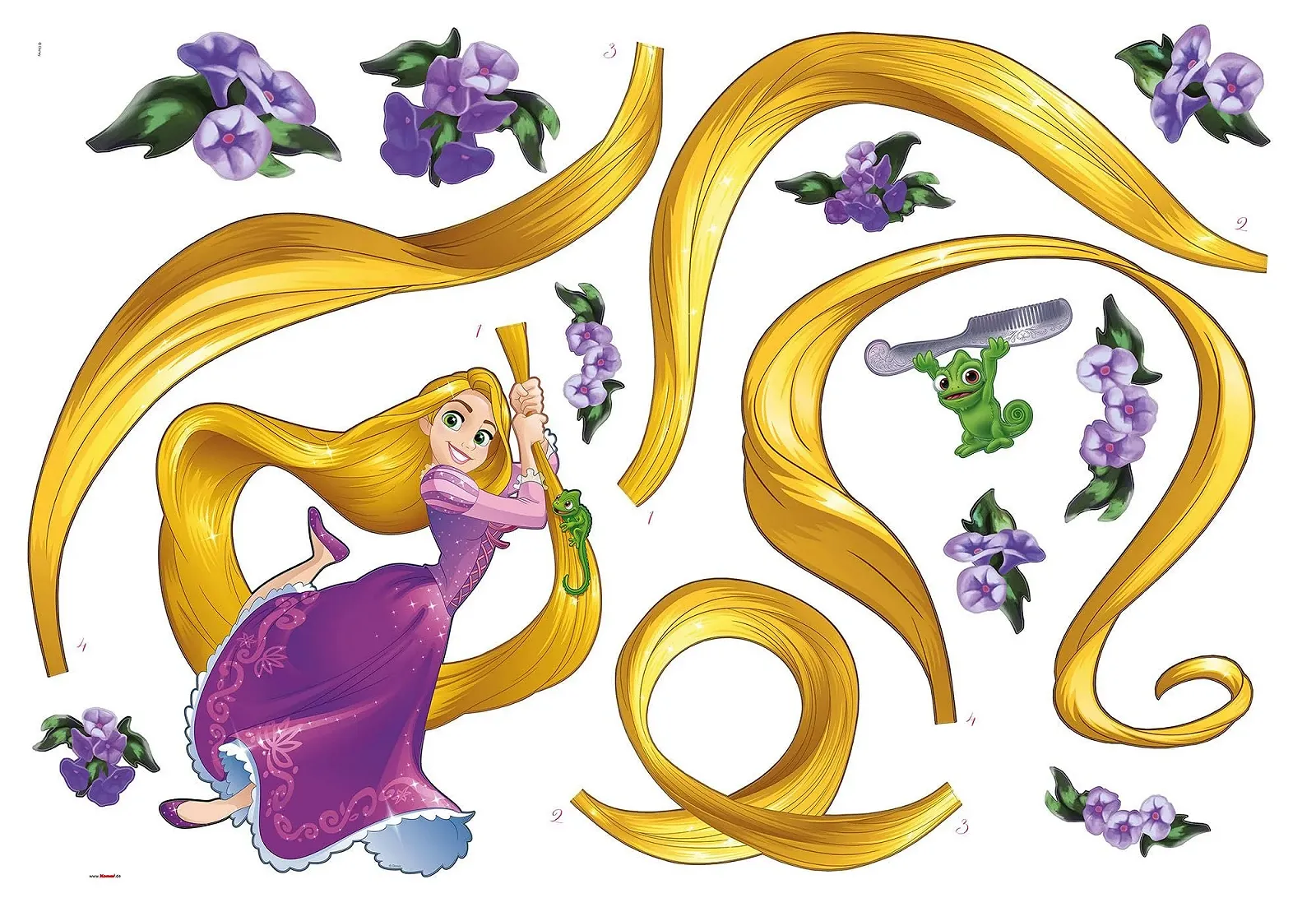 Наклейка Komar 14728h 100x70 см Colourful, фото №2