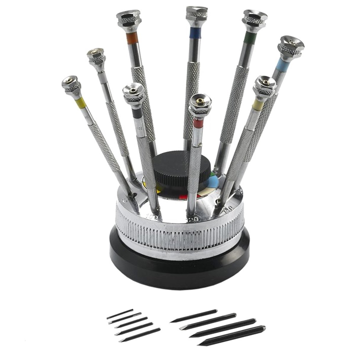 Годинникові викрутки S1 Deluxe ROBUSTA 9 шт, фото №2 Годинникові викрутки S1 Deluxe ROBUSTA 9 шт, фото №2