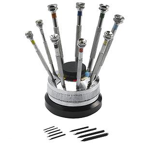 Годинникові викрутки S1 Deluxe ROBUSTA 9 шт ціна на synthetic.ua - Фото 1 Годинникові викрутки S1 Deluxe ROBUSTA 9 шт synthetic.ua - Фото 1