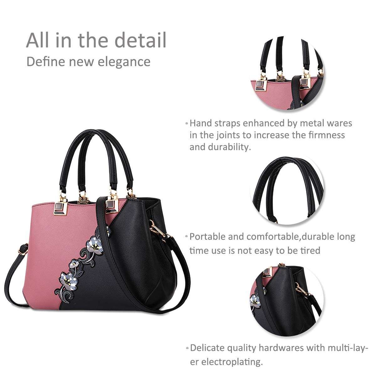 Сумка Nicole & Doris Тот Жіноча 30 x 22 x 14 см, фото №6