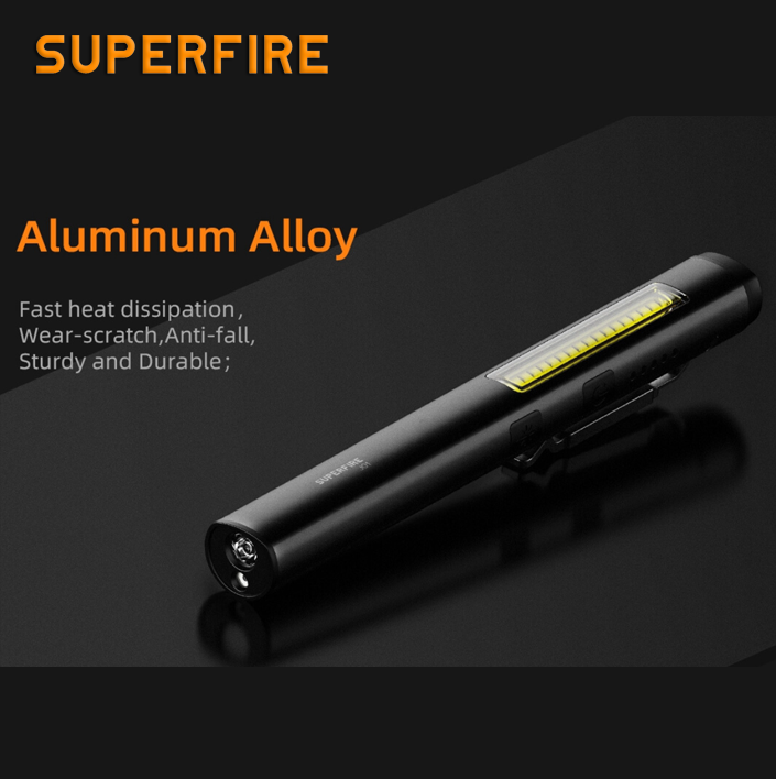 Фонарь многофункциональный карманный J01 SuperFire 400 Lumen IP42, фото №4 Фонарь многофункциональный карманный J01 SuperFire 400 Lumen IP42, фото №4