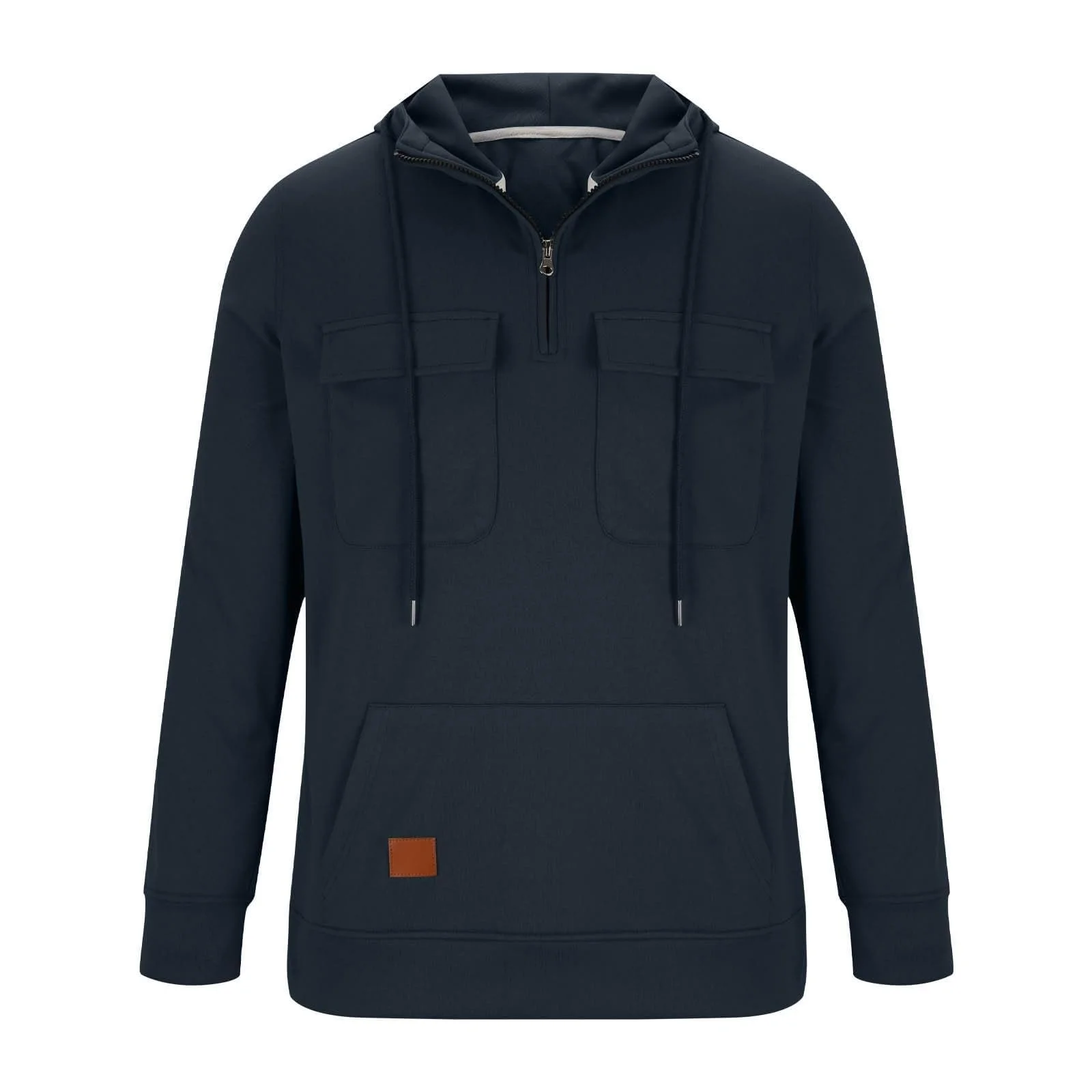 Свитшот Куртка для мальчиков с длинными рукавами на молнии Детская однотонная спортивная куртка с капюшоном Повседневная базовая куртка на молнии Пуловер с капюшоном Спортивная одежда для активного отдыха Спортивная куртка с капюшоном, фото №3