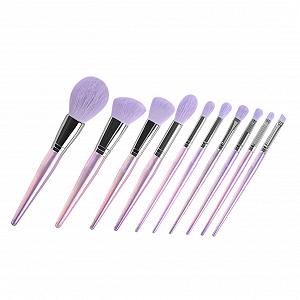 Набор кистей для макияжа Beaupretty 10 шт, фиолетовый - Фото 1