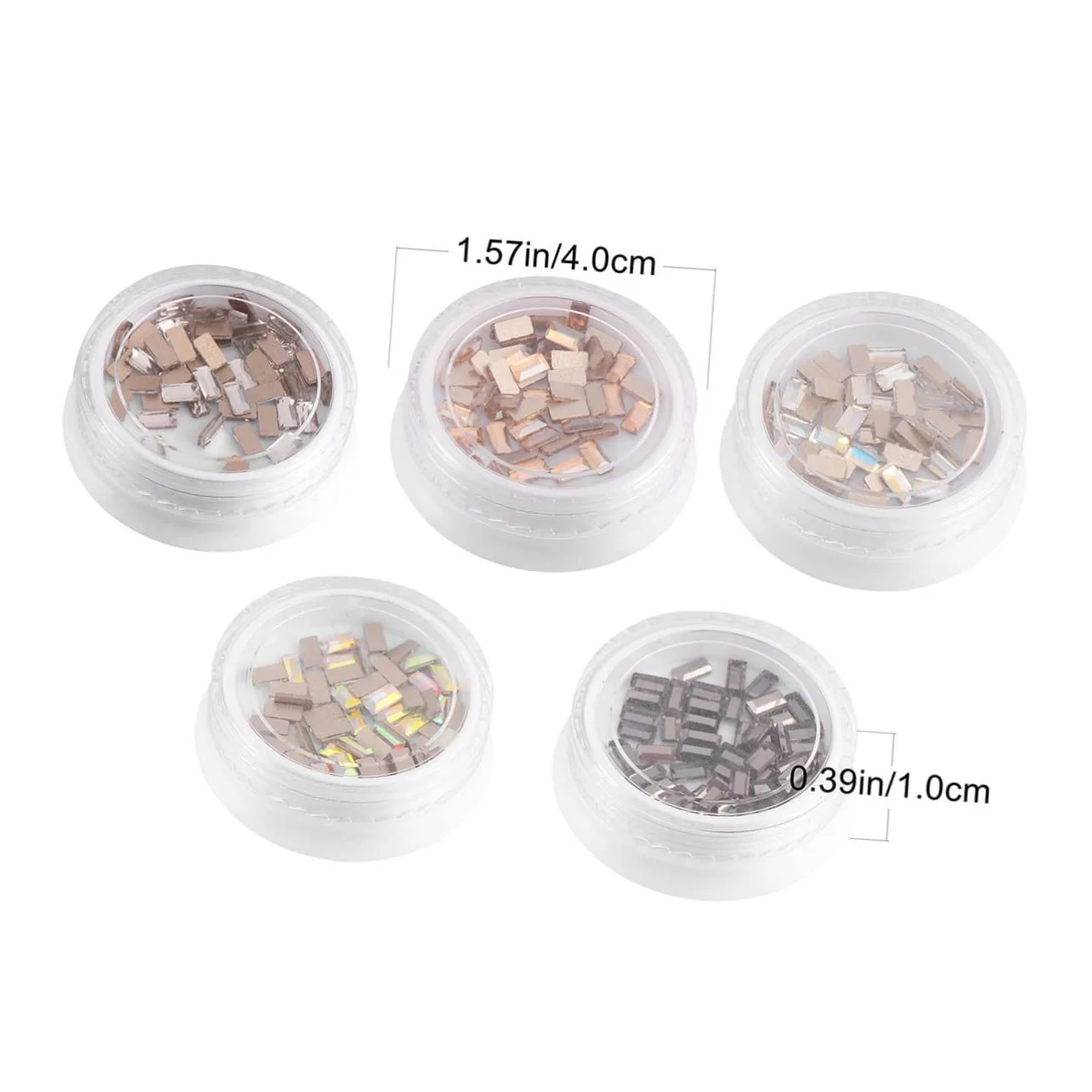 Стразы для ногтей Маникюр Наклейка Кристаллы для ногтей Мини-цилиндр Повязка на голову Стразы для маникюра для ногтей Украшение для ногтей Стразы для ногтей, фото №5