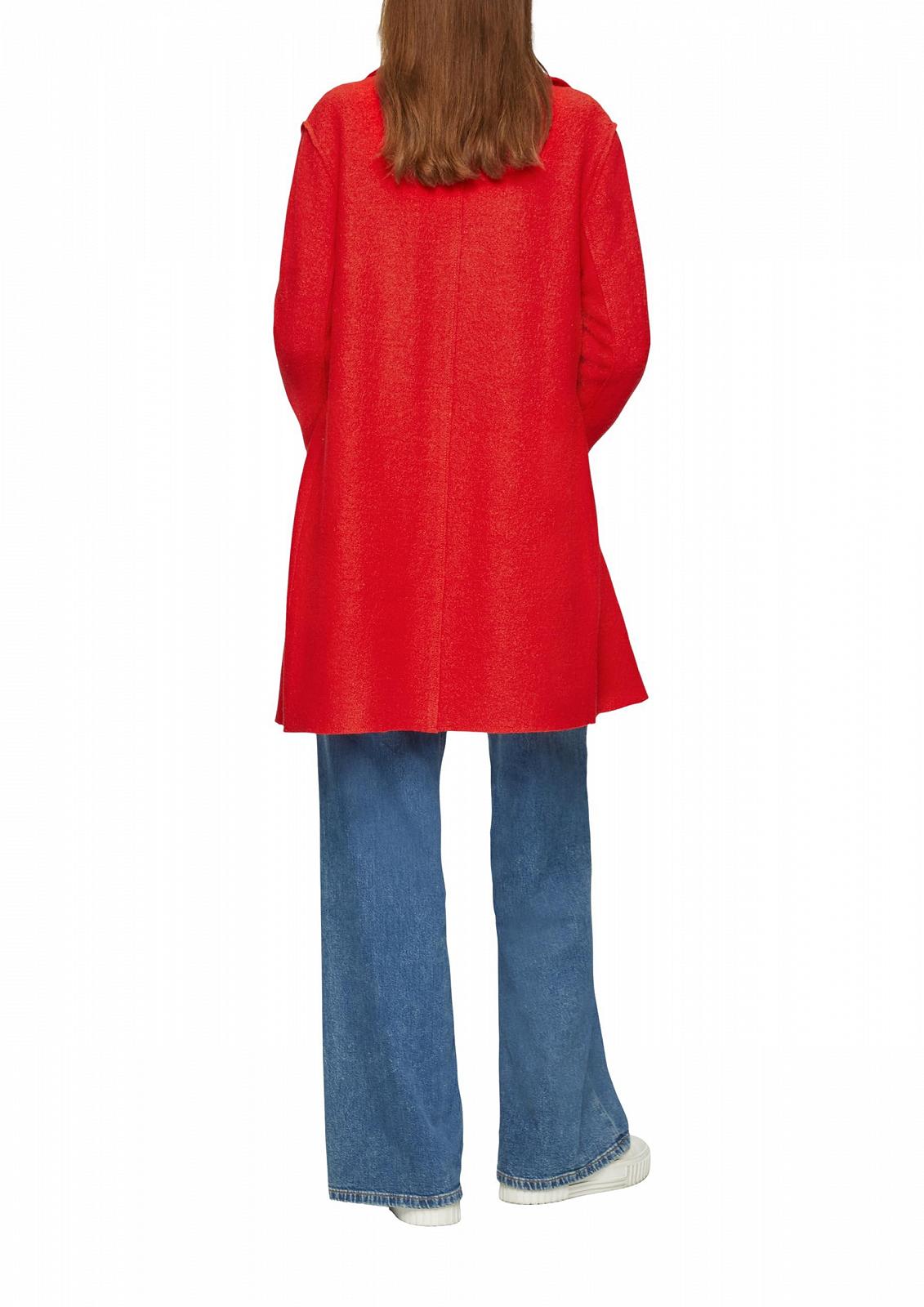 Пальто s.Oliver из короткой шерсти без подкладки с открытыми краями, фото №6 Пальто s.Oliver из короткой шерсти без подкладки с открытыми краями, фото №6