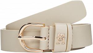 Ремень Tommy Hilfiger Essential Effortless 1" Кожаный Бежевый (Sugarcane) - Фото 1