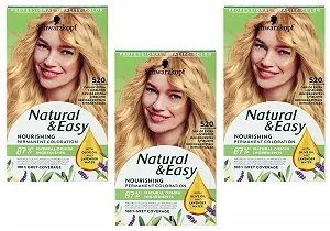 Краска для волос Schwarzkopf Natural & Easy 520 Ультра Светлый Блондин - Фото 1