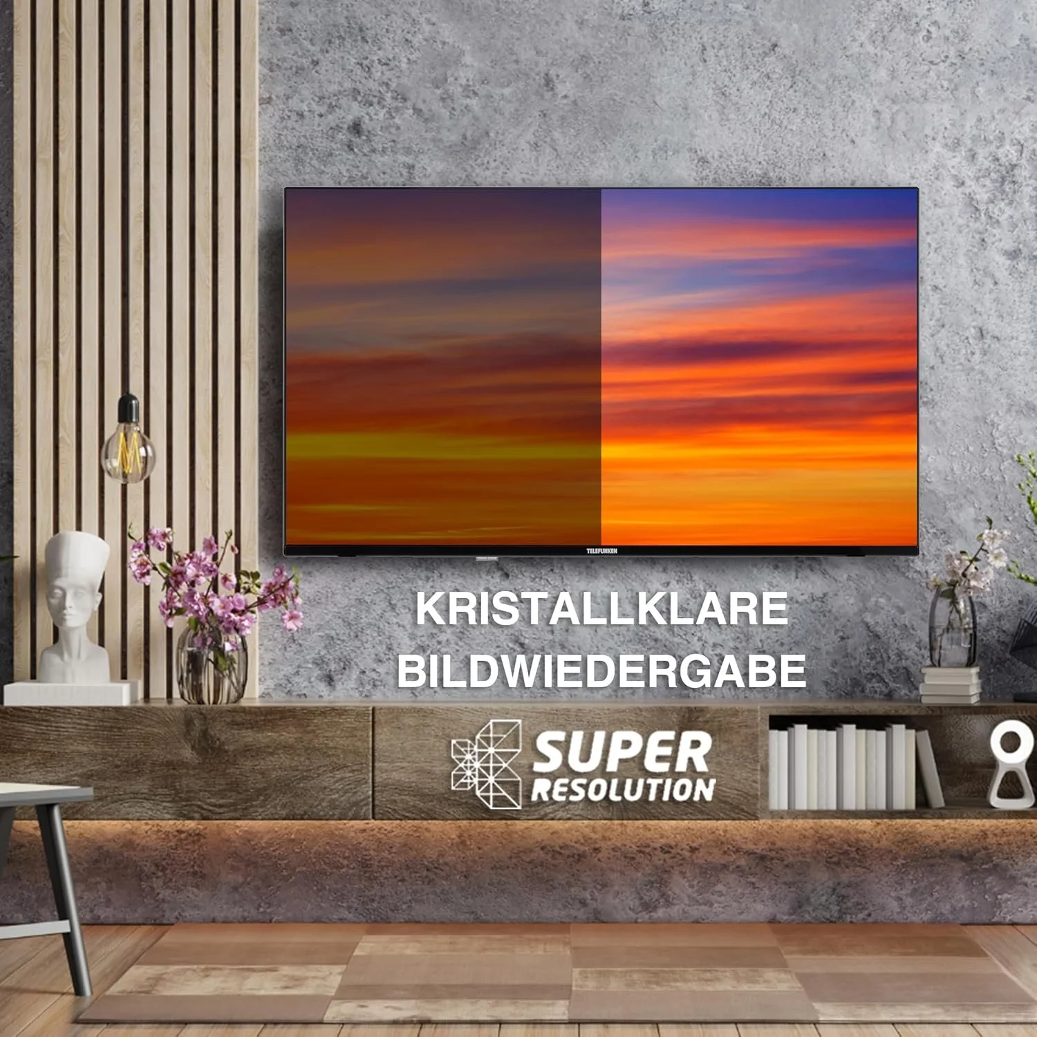 Телевізор 43" Telefunken XF43AN750M / Full HD / 50 Гц / LCD / Smart TV / Wi-Fi / Bluetooth / T2, фото №5 Телевізор 43" Telefunken XF43AN750M / Full HD / 50 Гц / LCD / Smart TV / Wi-Fi / Bluetooth / T2, фото №5