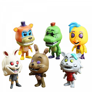 Набор фигурок Five Nights at Freddy's, 6 шт, 10 см synthetic.ua - Фото 1