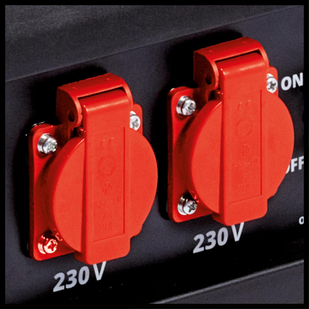 Einhell Генератор бензиновий TC-PG 25/1/E5, 230В 2.1кВт макс 2.4кВт), ручний старт 15л 37кг, фото №5 Einhell Генератор бензиновий TC-PG 25/1/E5, 230В 2.1кВт макс 2.4кВт), ручний старт 15л 37кг, фото №5