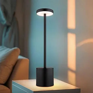 Настольная лампа Globo CCT LED 1,2 Вт 138 лм H 34 см Black synthetic.ua - Фото 1