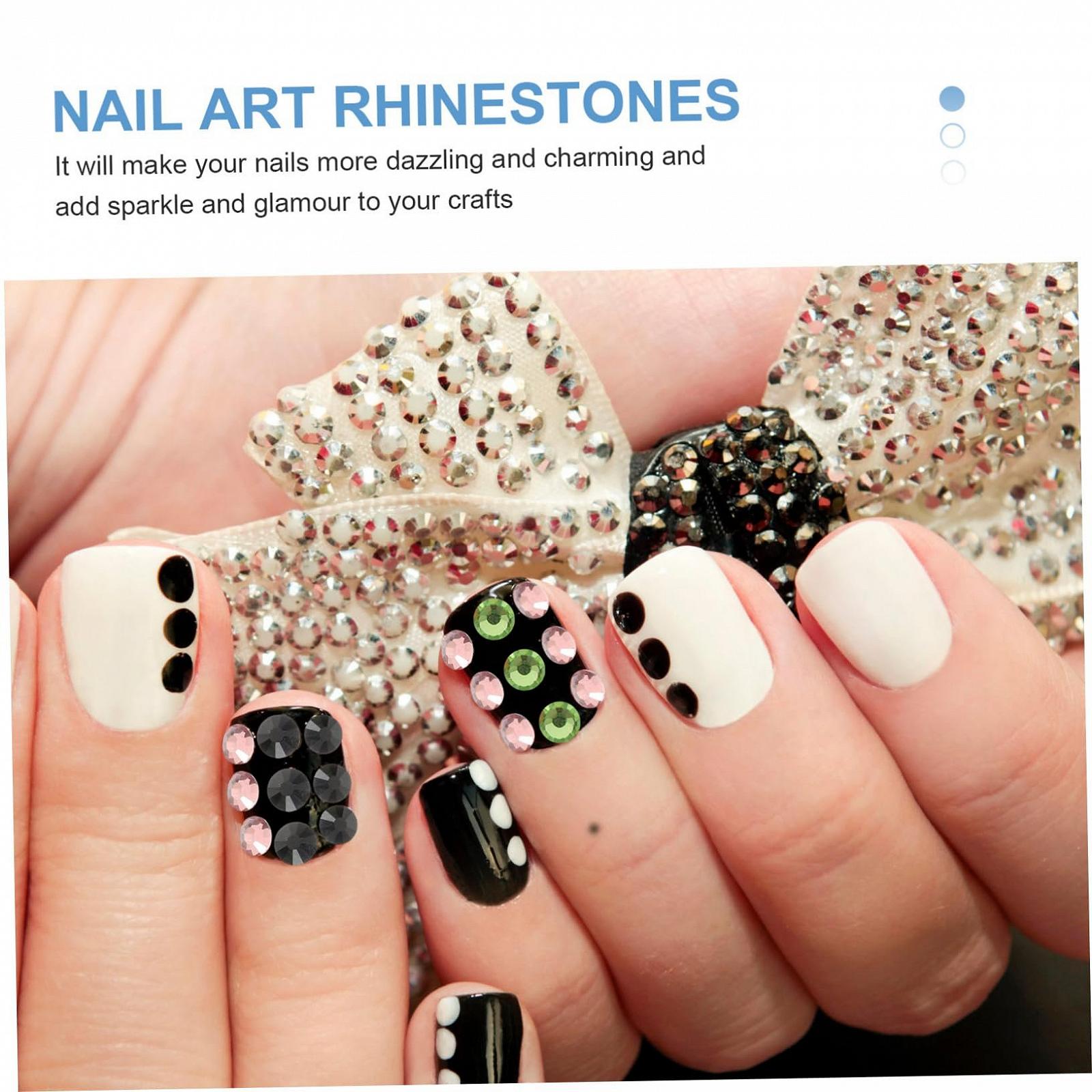 Плоскі стрази minkissy 3 Набори Аксесуари для нігтів, фото №6