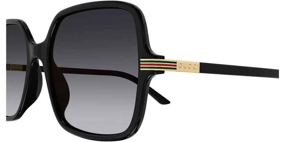 Сонцезахисні окуляри Gucci GG1449S-001-65 Жіночі Чорний HD Ацетат, фото №2