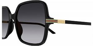 Солнцезащитные очки Gucci GG1449S-001-65 Женские Черный HD Ацетат synthetic.ua - Фото 1