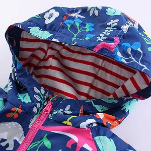 Дождевик Детский Водонепроницаемый Унисекс с Капюшоном Куртка Большой Размерный Ряд Мягкая Ткань Тонкий Дождевик для Лета и Осени synthetic.ua - Фото 1