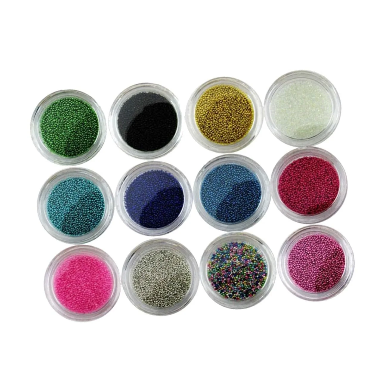 Кульки для нігтів minkissy, 12 кольорів, фото №1