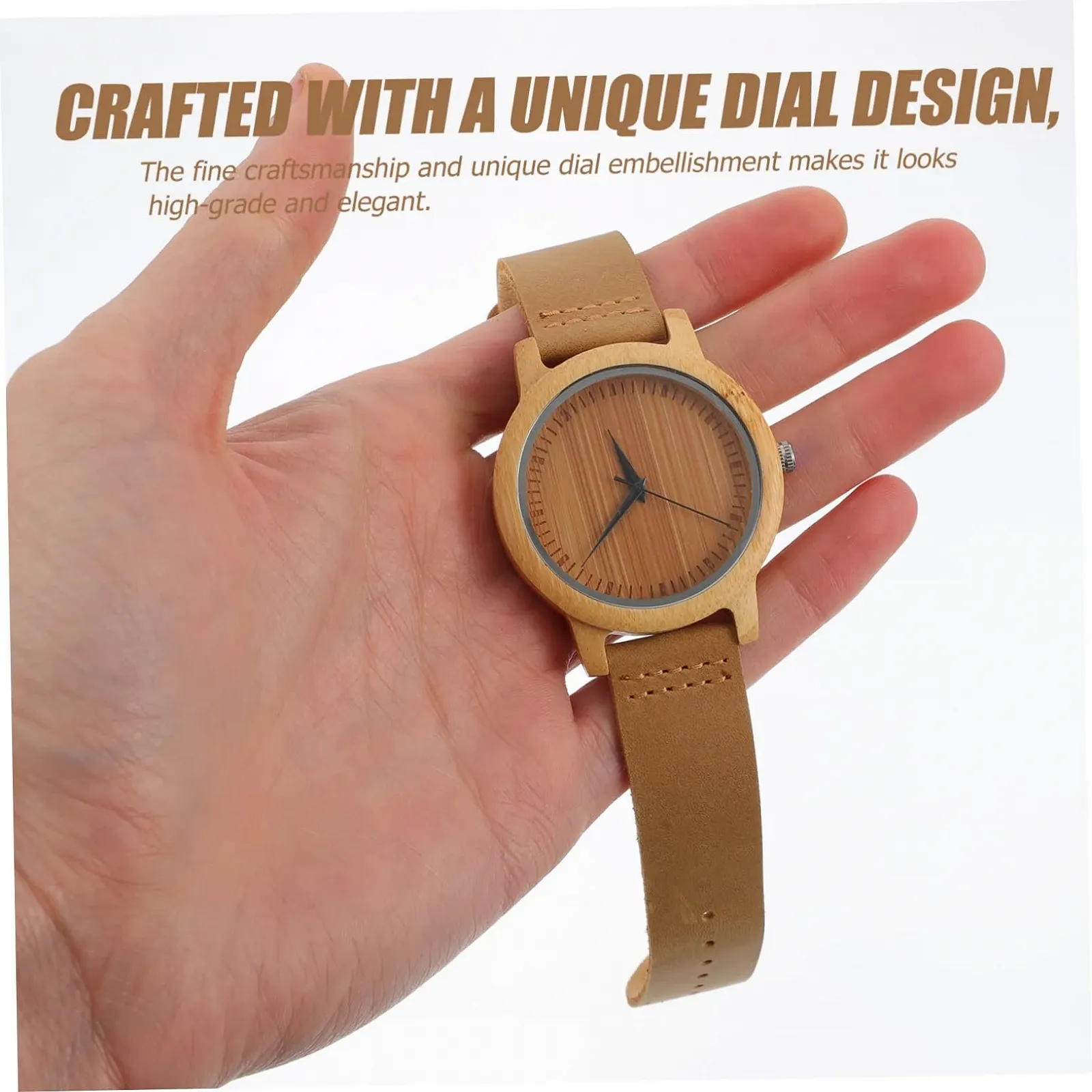 Часы LIFKOME из бамбука для мужчин Кварцевый циферблат, фото №7 Часы LIFKOME из бамбука для мужчин Кварцевый циферблат, фото №7