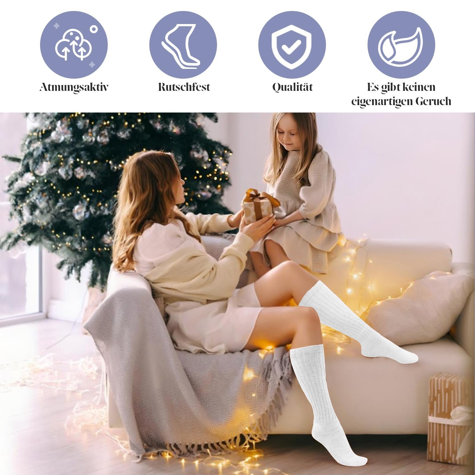 Женские гольфы VEGCOO, 4 пары, фото №5