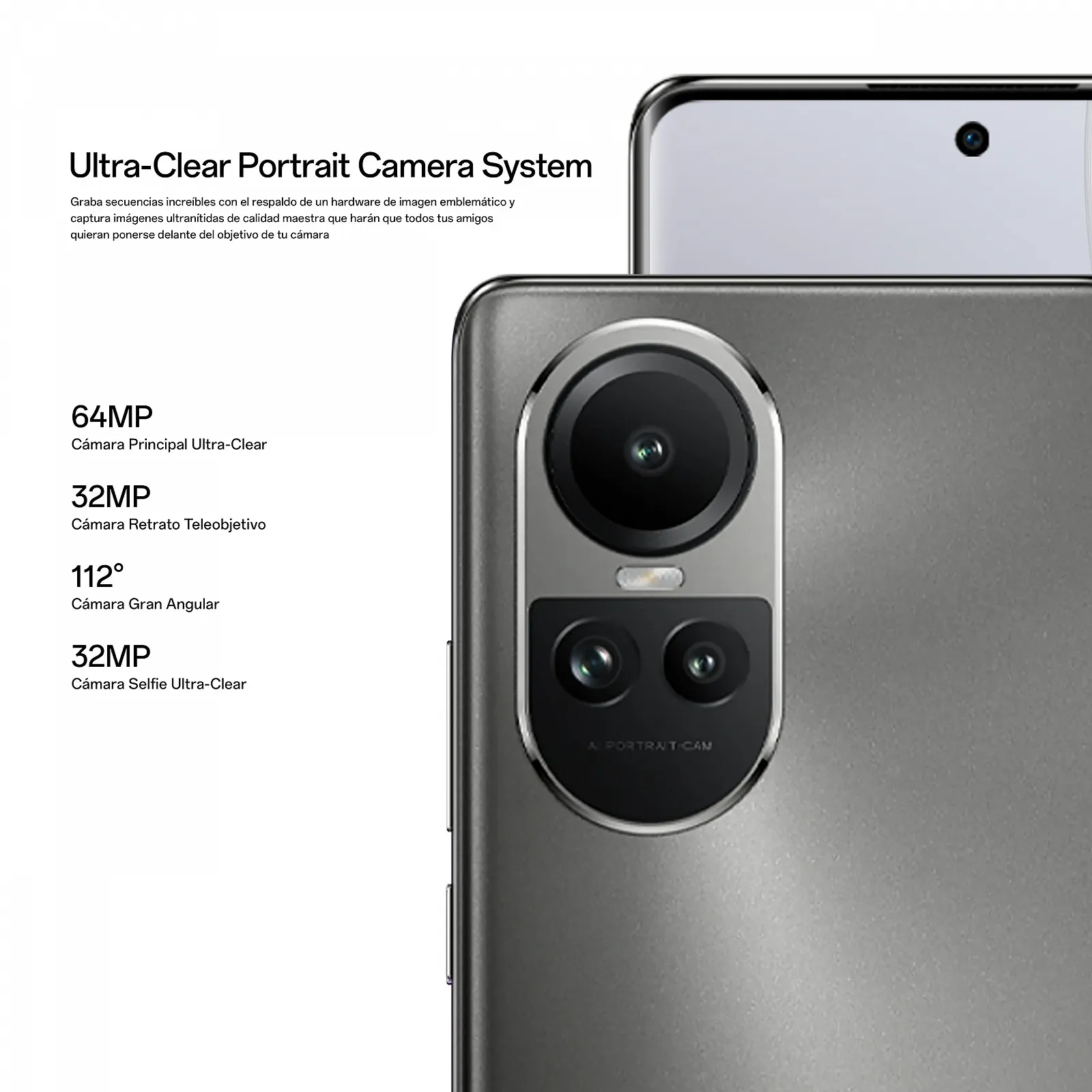 Смартфон Oppo Reno10 5G Dual 8GB/256GB Silvery Grey, фото №4