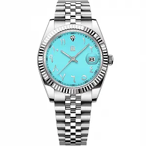 Годинник LACZ DENTON RT128 Чоловічий Автоматичний Механічний Сталевий Браслет Водонепроникний - Фото 1