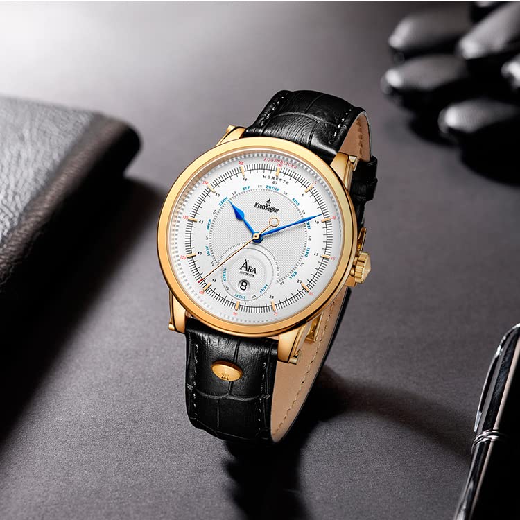 Автоматичний годинник Kronsegler ÄRA (Aera) золото-срібло, фото №5