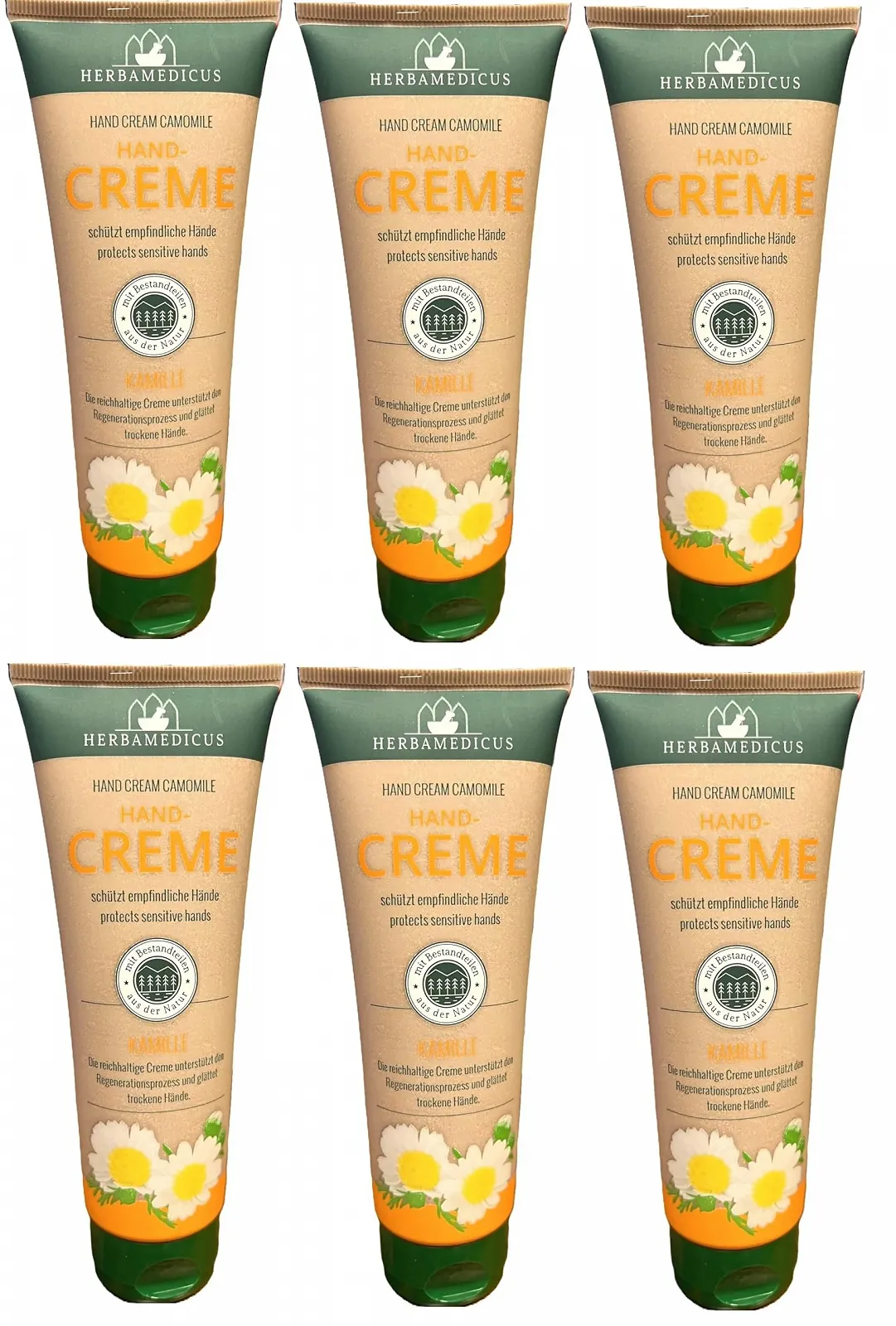 Крем для рук Herbamedicus Chamomile Sensitive Hands, 6 x 125 мл (упаковка 6 шт.), фото №1