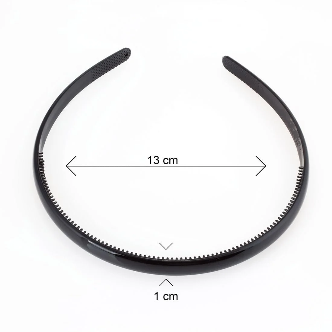 Обруч для волос 1 см Черный, фото №2 Обруч для волос 1 см Черный, фото №2