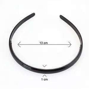 Обруч для волос 1 см Черный synthetic.ua - Фото 1