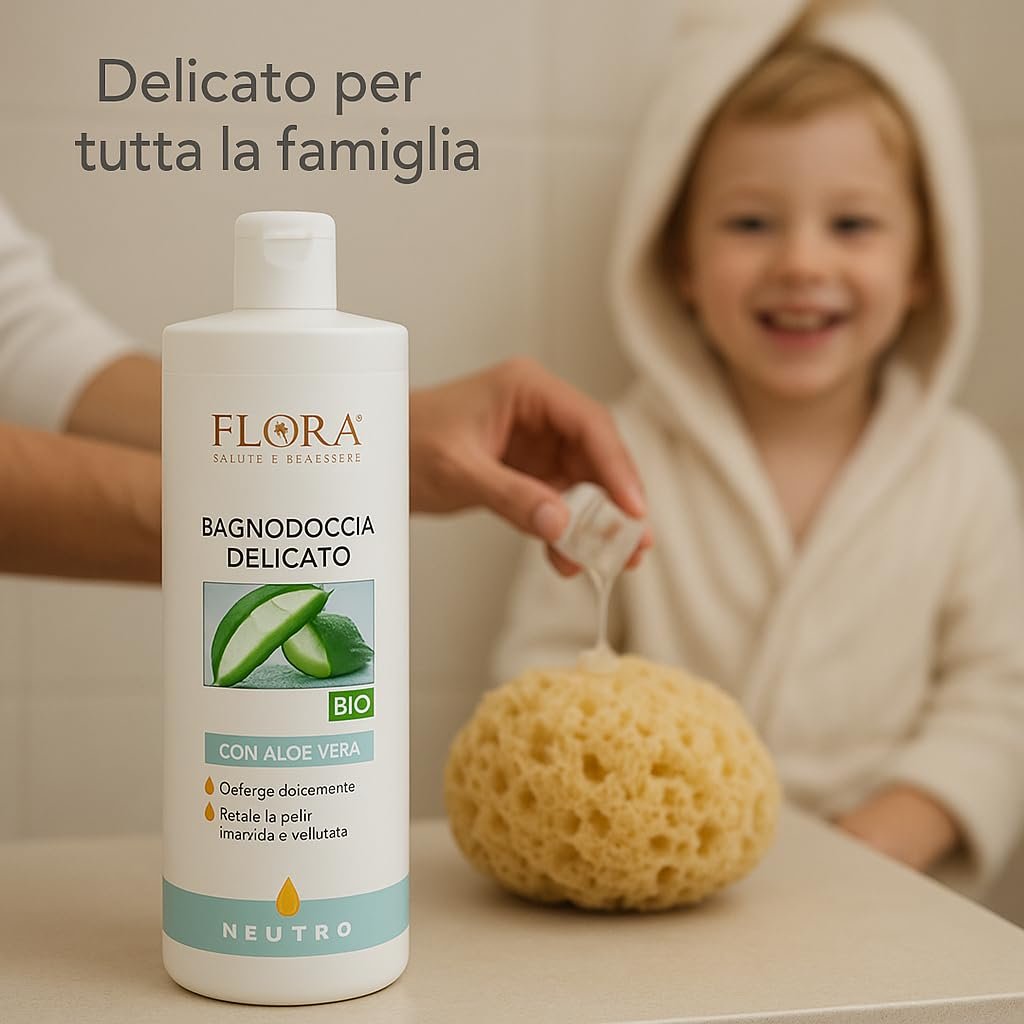 Гель для душу Flora Odourless Organic Bdih без запаху, 1000 мл, фото №4