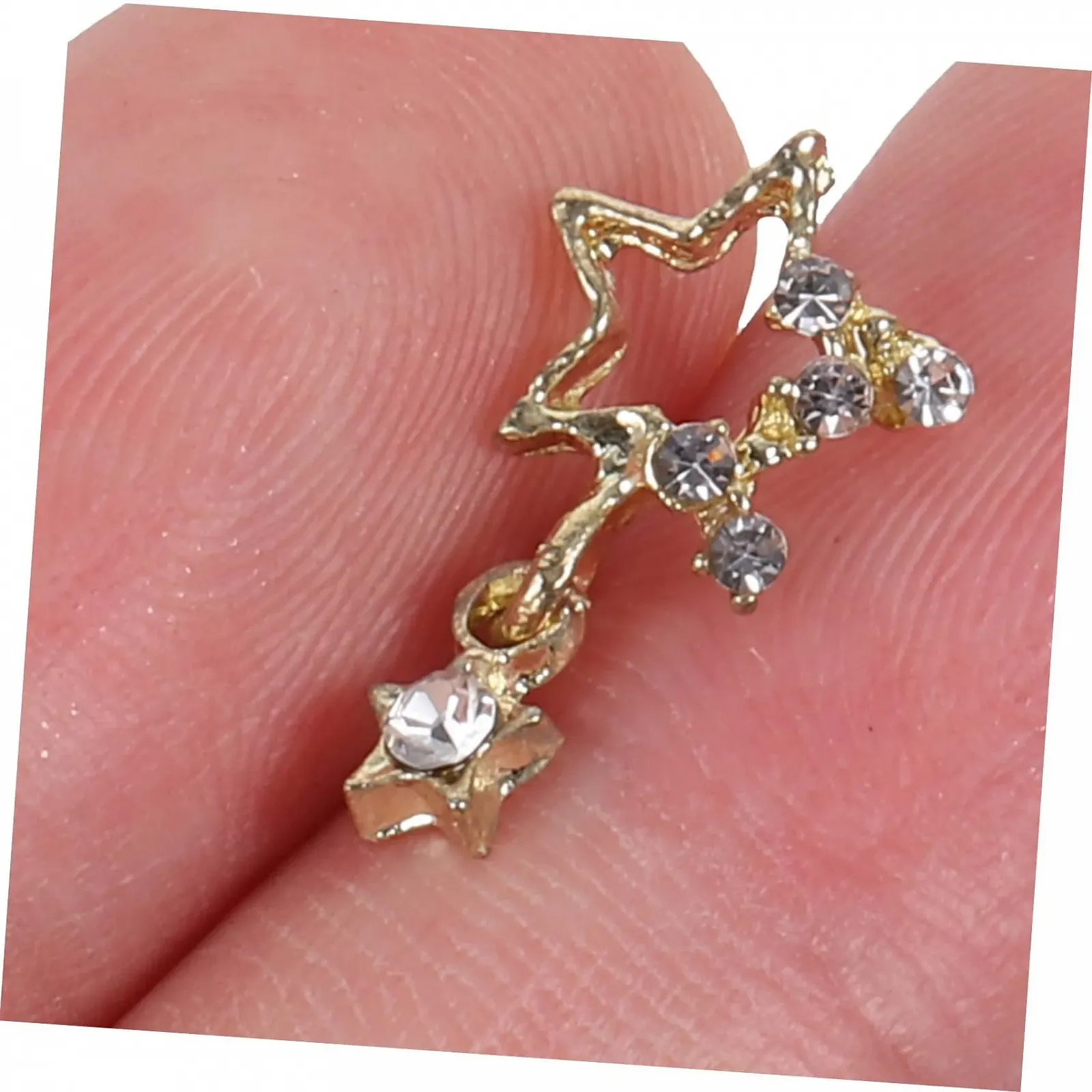 Підвіски для нігтів у формі зірок Mikinona, прикраси для манікюру, фото №9