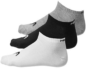 Шкарпетки Head ALL SPORTS TRAINING SNEAKER 3P Сірий, Білий, Чорний  43-46 - Фото 1