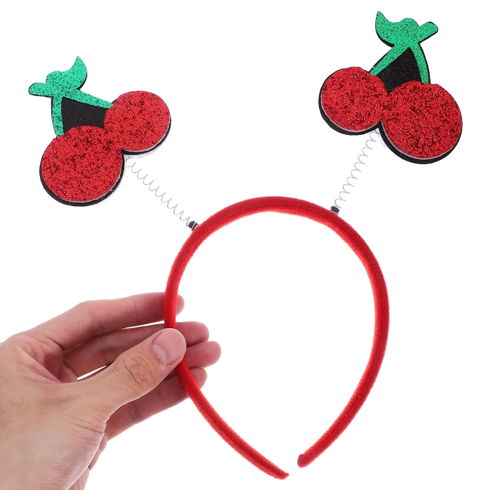 Обруч Magiclulu Літня черешня з дизайном черешень, фото №3 Обруч Magiclulu Літня черешня з дизайном черешень, фото №3