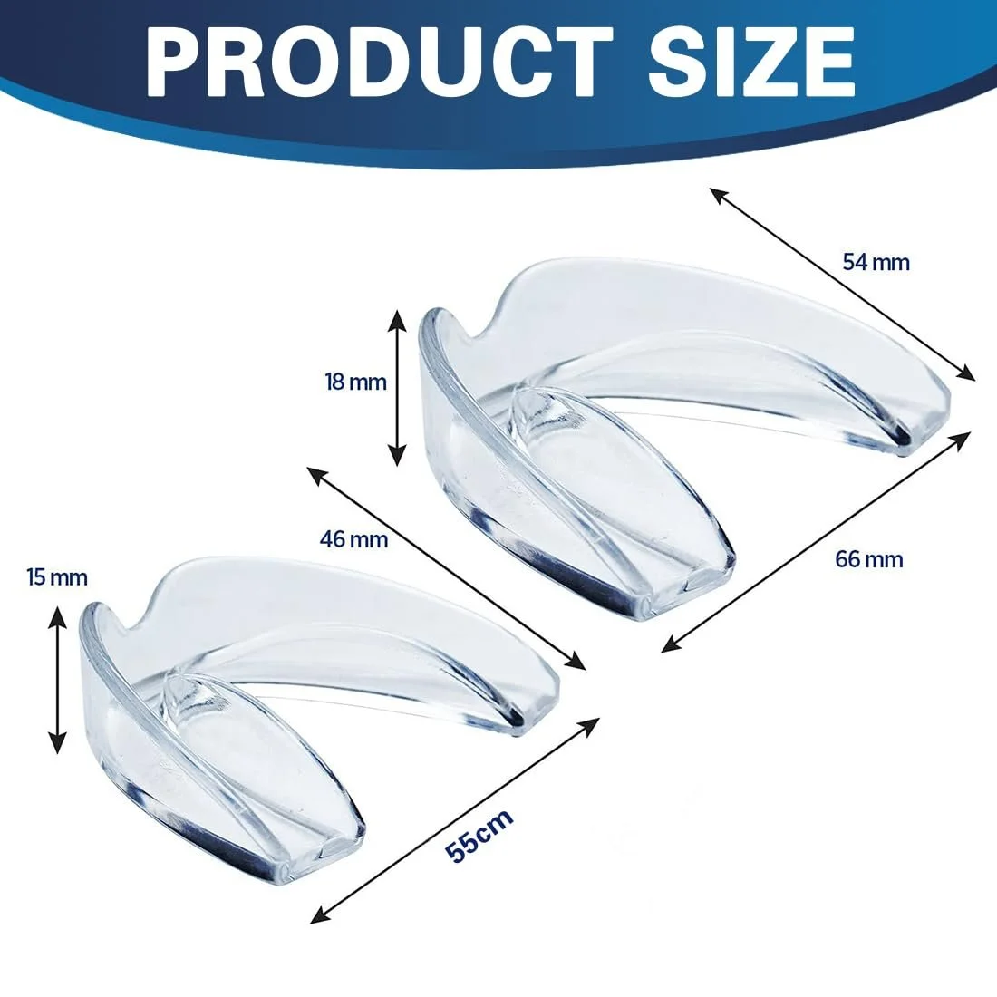 Капа від бруксизму 4 шт., Нічна , Багаторазова, фото №2